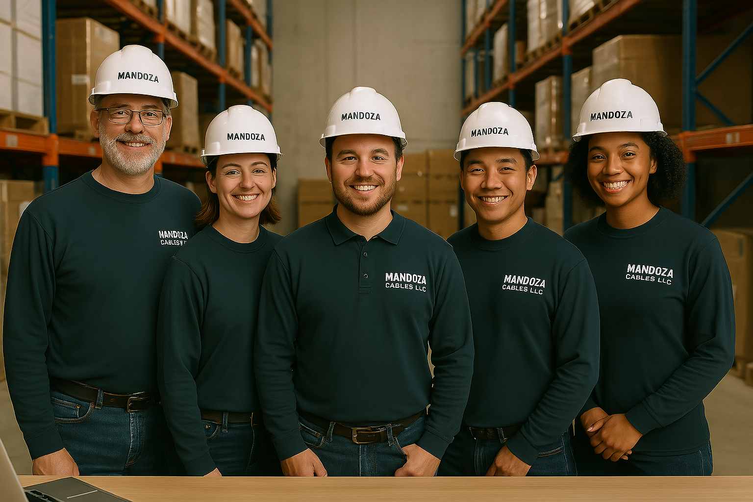 Workers on site